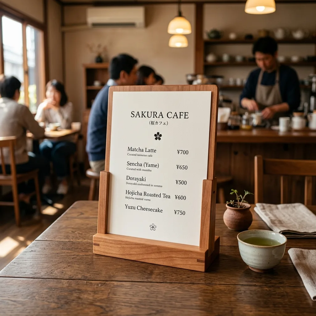 店内メニュー表・各種POP看板