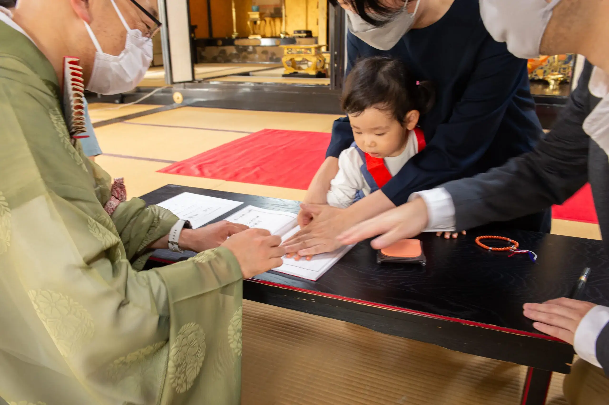寺院行事の記録撮影